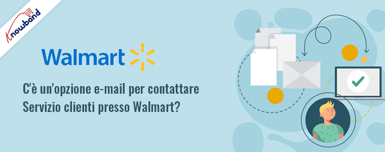 Opzione e-mail per contattare il servizio clienti di Walmart