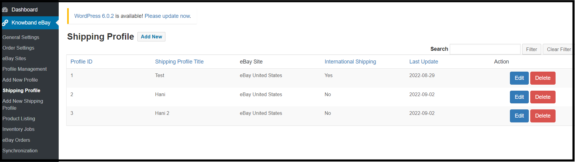 knowband-woocommerce-ebay-conector-envío-perfil