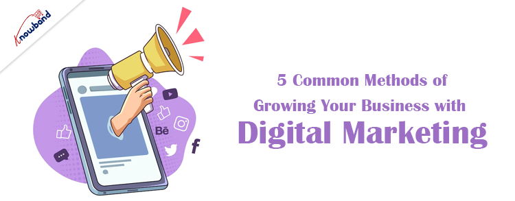 5 Common Methods of Growing Your Business with Digital Marketing