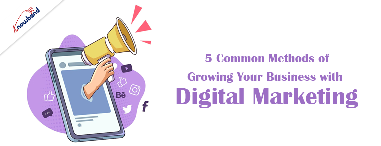 5 Common Methods of Growing Your Business with Digital Marketing