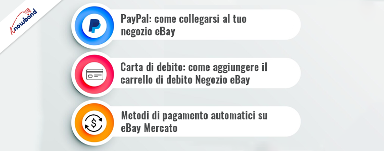 aggiungere metodi di pagamento ai loro negozi eBay tramite Knowband