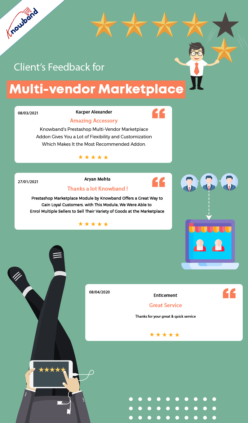 feedback dei clienti-multi-vendor-marketplace-by-knowband