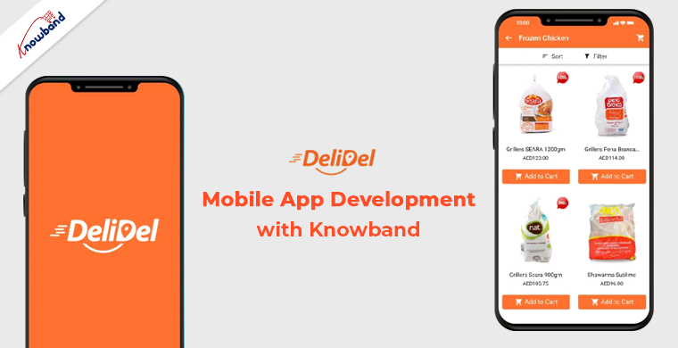Delidel Mobile App Development con Knowband!!