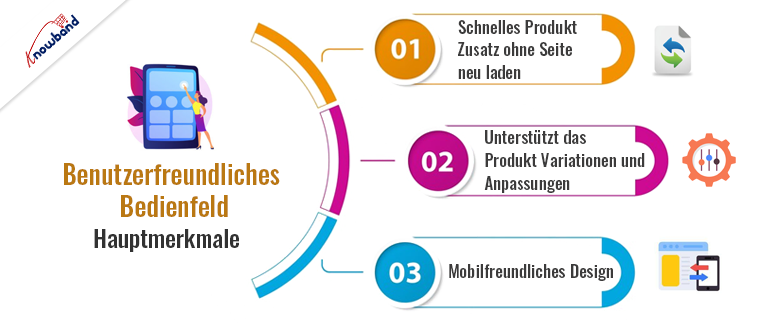 Hauptmerkmale der benutzerfreundlichen Oberfläche von Knowband