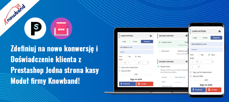 Jednostronicowy moduł kasowy Prestashop firmy Knowband kładzie nacisk na lepszą konwersję i wygodę klienta