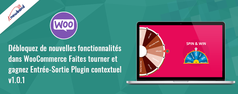 Débloquez de nouvelles fonctionnalités dans WooCommerce Spin and Win Entry-Exit Pop-up Plugin v1.0.1 !