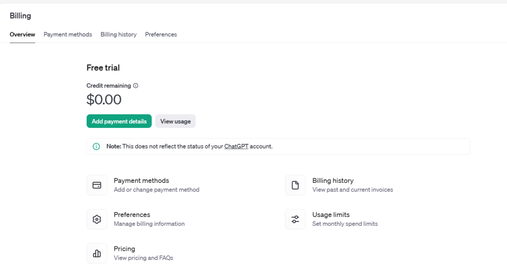knowband-prestashop-chatgpt-gerador-de-conteúdo-faturamento-visão-geral-página