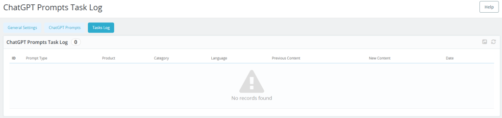 knowband-prestashop-chatgpt-prompt-tarefa-log-guia