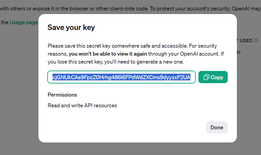 Exemplo de chave secreta do Knowband Prestashop ChatGPT