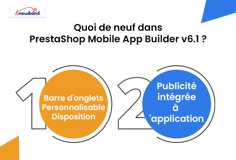 Nouveautés dans PrestaShop Mobile App Builder v6.1 par Knowband