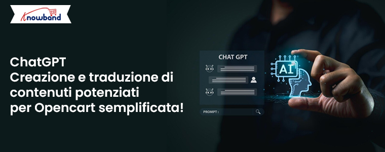 Creazione e traduzione di contenuti basati su ChatGPT per Opencart, semplificata