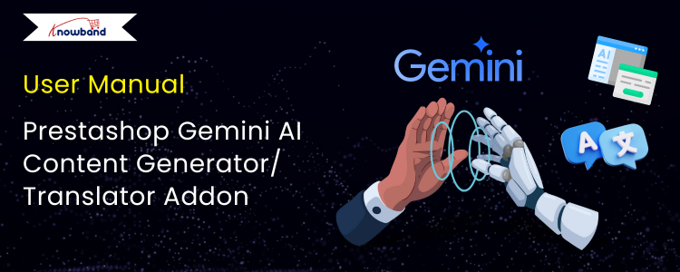 Knowband Prestashop Gemini Content Generator and Translator User Manual