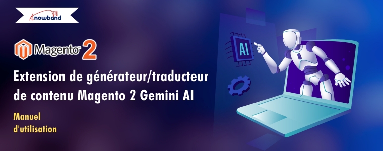 Extension de générateur/traducteur de contenu Magento 2 Gemini AI – Manuel d’utilisation