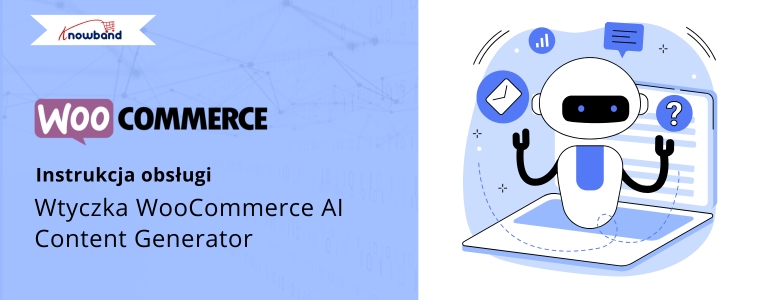 Interfejs wtyczki WooCommerce AI Content Generator pokazujący automatyczne generowanie treści