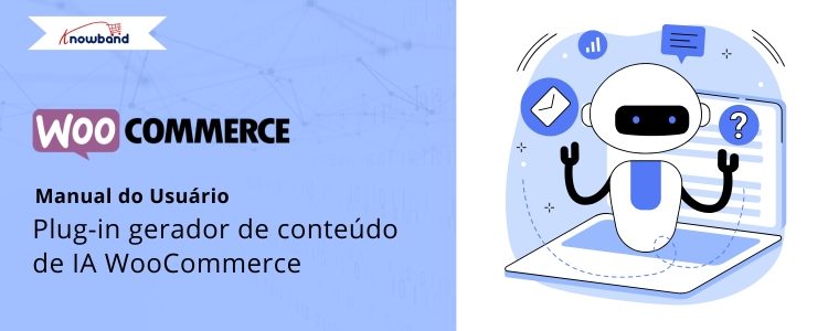 Interface do plugin WooCommerce AI Content Generator exibindo a geração automática de conteúdo