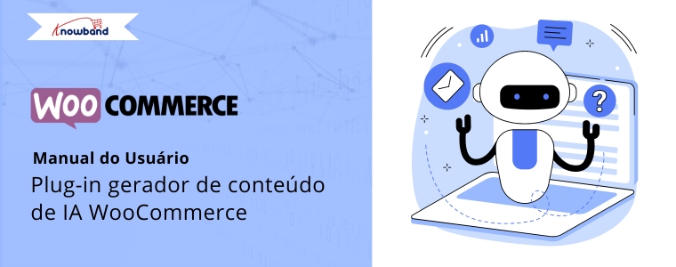 Interface do plugin WooCommerce AI Content Generator exibindo a geração automática de conteúdo