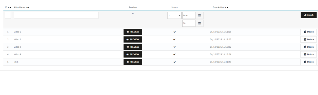 Interface de didacticiel étape par étape montrant comment ajouter des vidéos à la bibliothèque vidéo dans le module Prestashop VideoMate de Knowband avec des instructions numérotées et des champs de formulaire
