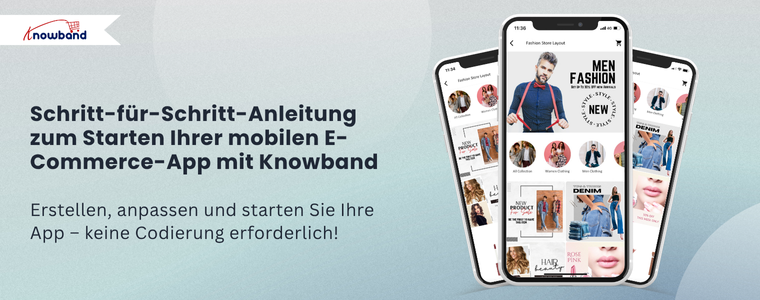 Schritt-für-Schritt-Anleitung zur Veröffentlichung Ihrer E-Commerce-App mit dem Knowband Mobile App Builder für PrestaShop, OpenCart, WooCommerce und Magento 2. Caption: Schritt-für-Schritt-Anleitung zur Veröffentlichung Ihrer E-Commerce-App mit dem Knowband Mobile App Builder für PrestaShop, OpenCart, WooCommerce und Magento 2.