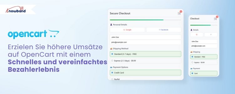 Steigern Sie Ihren Umsatz auf OpenCart mit einem schnellen Checkout über das Knowband One Page Checkout Plugin