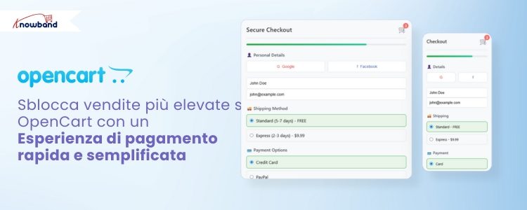 Aumenta le vendite su OpenCart con un checkout veloce grazie al plugin Knowband One Page Checkout