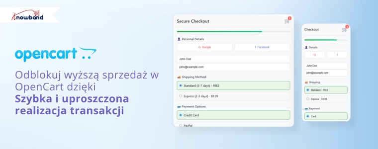 Zwiększ sprzedaż w OpenCart dzięki szybkiemu i uproszczonemu checkoutowi z wtyczką Knowband One Page Checkout