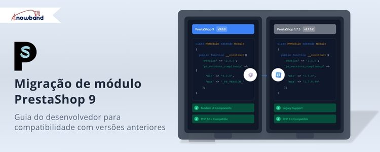 Knowband – Guia do desenvolvedor para migração de módulos para PrestaShop 9 e compatibilidade reversa