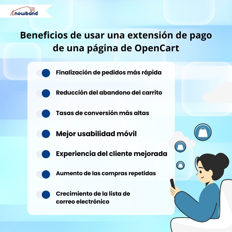 Beneficios del plugin OpenCart One Page Checkout