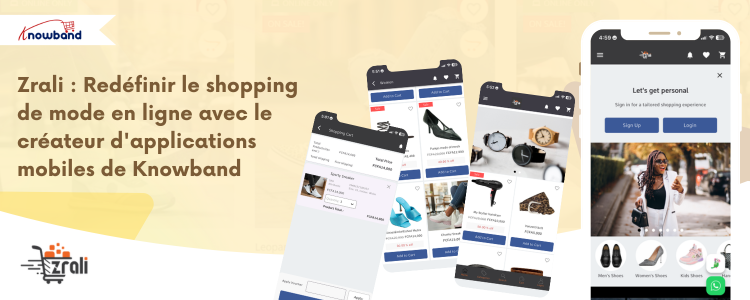 Application mobile Zrali transformant le shopping de mode en ligne