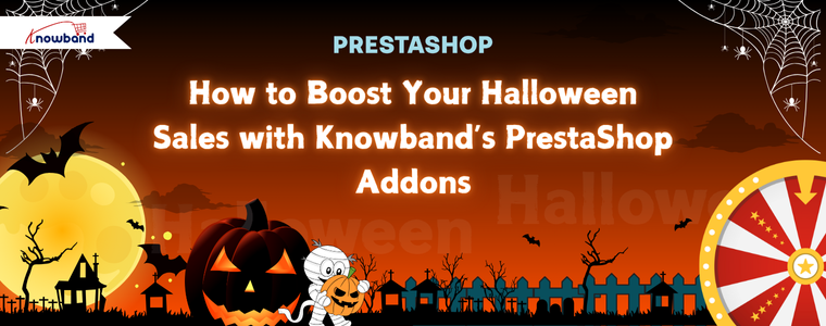 Como impulsionar suas vendas de Halloween com os complementos do Knowband para PrestaShop