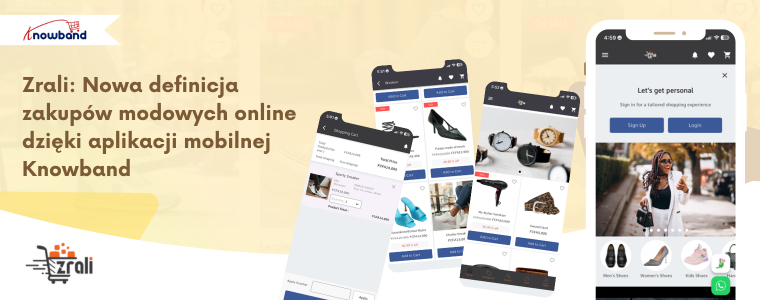 Aplikacja mobilna Zrali zmieniająca zakupy mody online