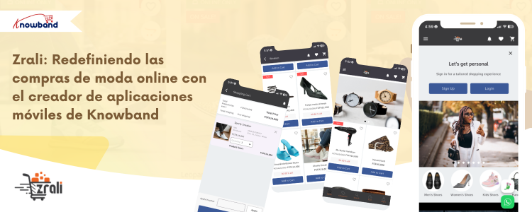 Aplicación móvil Zrali transformando las compras de moda online