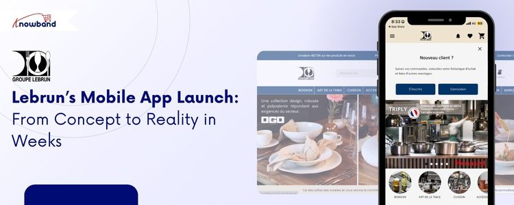 Lebrun’s mobile app built with Knowband’s PrestaShop Mobile App Builder