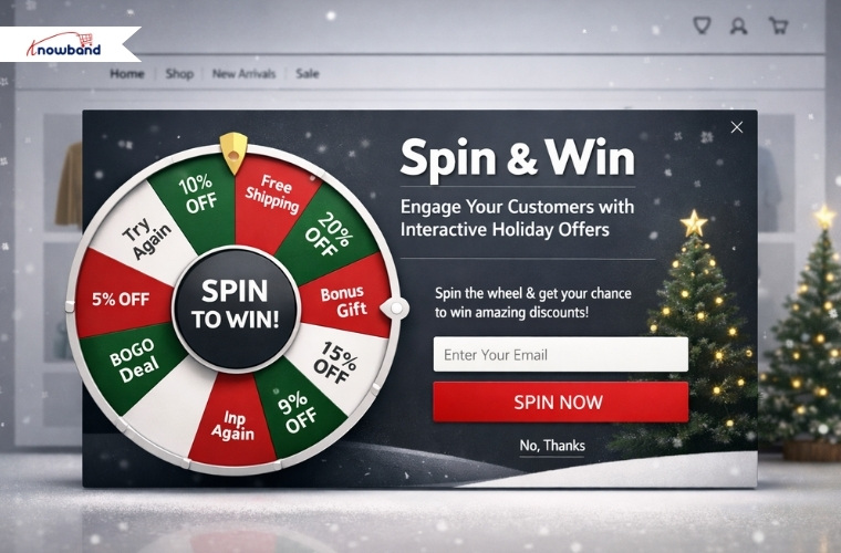 Engage customers with Knowband Spin & Win Extension for Prestashop, Opencart, Magento, WooCommerce, and more