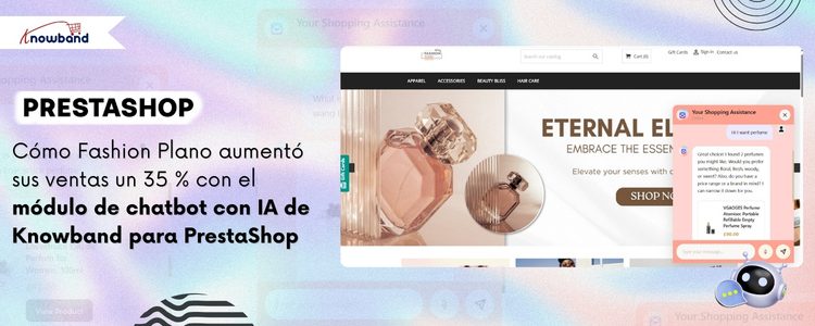 Este caso de éxito muestra cómo una tienda de moda implementó el addon de Chatbot de IA para Prestashop de Knowband y aumentó sus ventas en un 35%.
