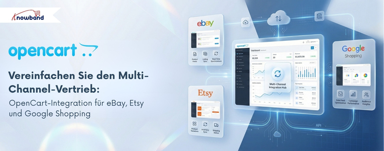Knowband OpenCart Multi-Channel-Integration für eBay, Etsy und Google Shopping