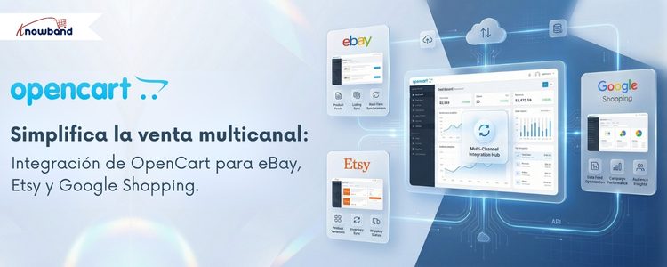 Knowband integración multicanal OpenCart para eBay, Etsy y Google Shopping