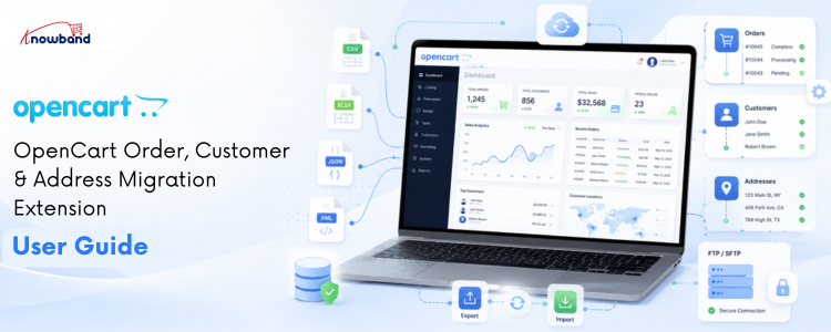 Choose Fields in Export Profile settings in Knowband OpenCart Order, Customer & Address Import Export Extension for selecting data fields to export.