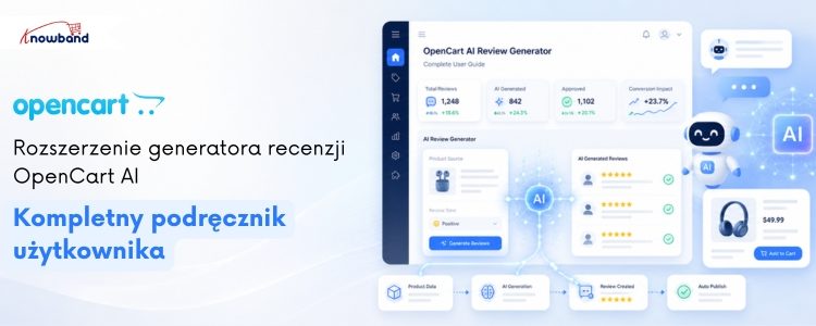 Narzędzie OpenCart AI Review Generator od Knowband pomaga sprzedawcom internetowym tworzyć trafne, angażujące i realistyczne opinie o produktach przy użyciu zaawansowanej sztucznej inteligencji.