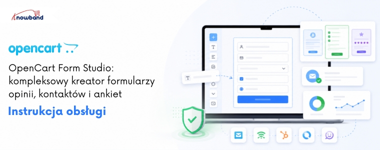 OpenCart Form Studio od Knowband – narzędzie do tworzenia ankiet, formularzy kontaktowych, formularzy opinii oraz niestandardowych formularzy online.