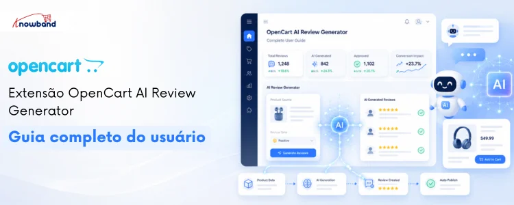 O Gerador de Avaliações com IA para OpenCart da Knowband ajuda lojistas online a criar avaliações de produtos relevantes, envolventes e realistas utilizando inteligência artificial avançada.