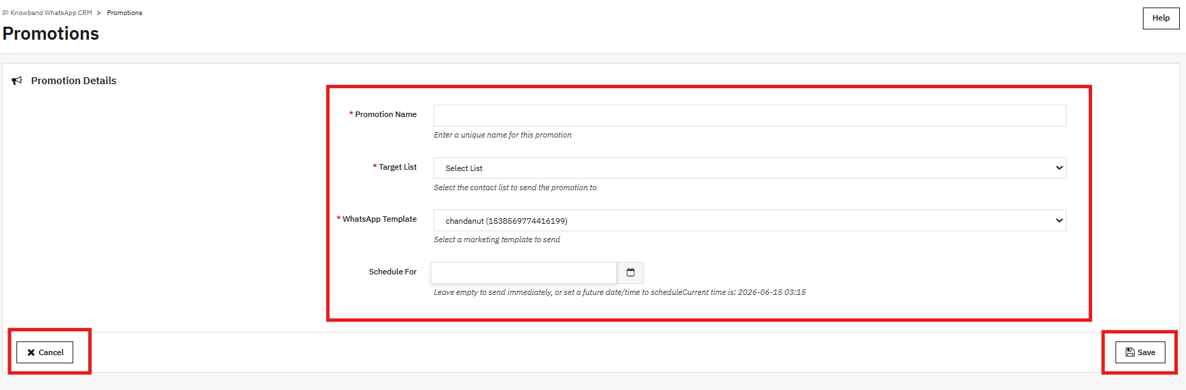 Promotions setting under the PrestaShop Live Chat Addon.