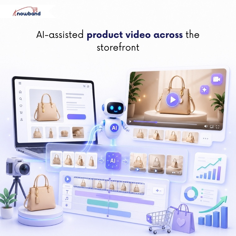Vidéo produit générée par l'IA de PrestaShop VideoMate et affichée sur une page produit