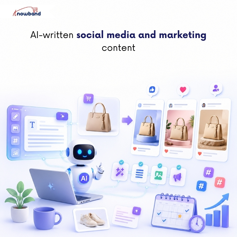 SocialAI Pro génère des légendes pour les réseaux sociaux à partir des données produits PrestaShop