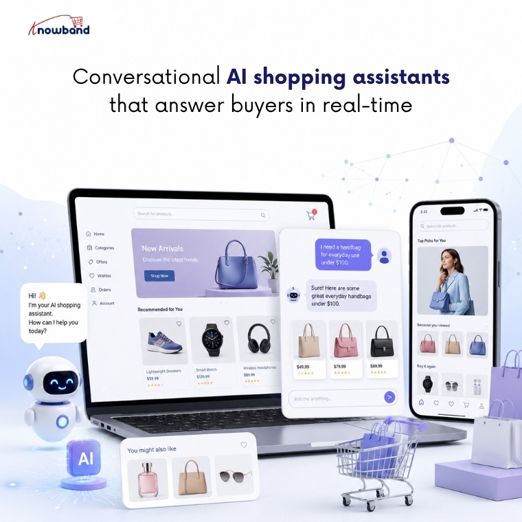 Chatbot IA PrestaShop répondant en temps réel à une question produit d'un client