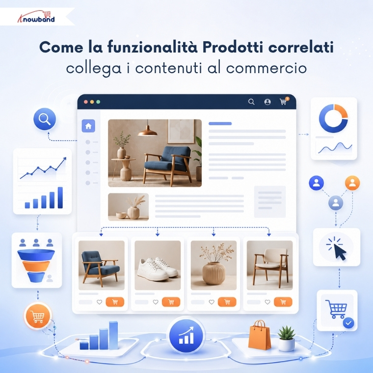 Come la funzionalità "Prodotti correlati" unisce contenuti e vendita