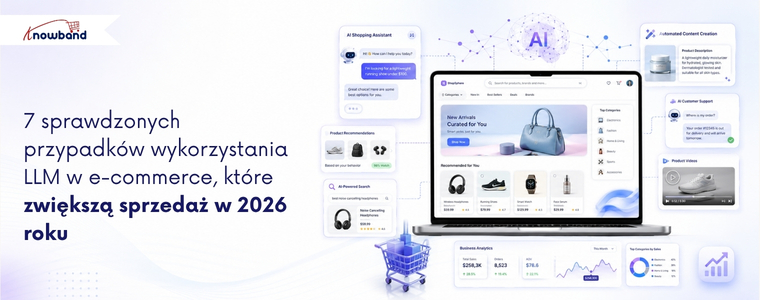 7 sprawdzonych przypadków wykorzystania LLM w e-commerce, które zwiększą sprzedaż w 2026 roku