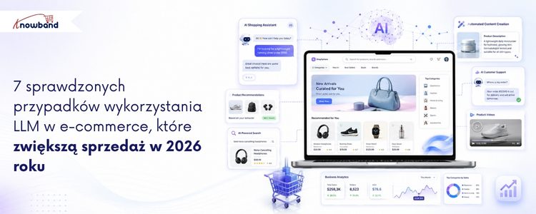 E-commerce wspierany przez AI: siedem praktycznych zastosowań LLM w sklepach internetowych