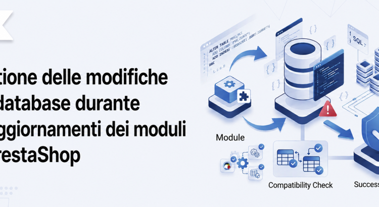 Gestione delle modifiche al database durante l'aggiornamento dei moduli PrestaShop: mantenere sincronizzati codice e schema