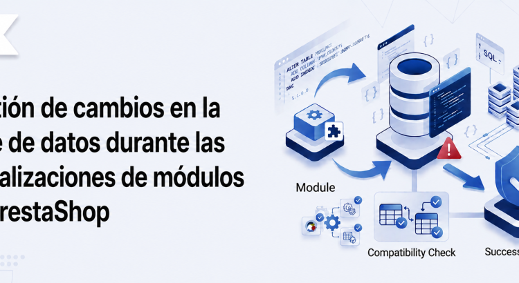 Gestión de cambios en la base de datos durante la actualización de módulos en PrestaShop: mantener sincronizados el código y el esquema