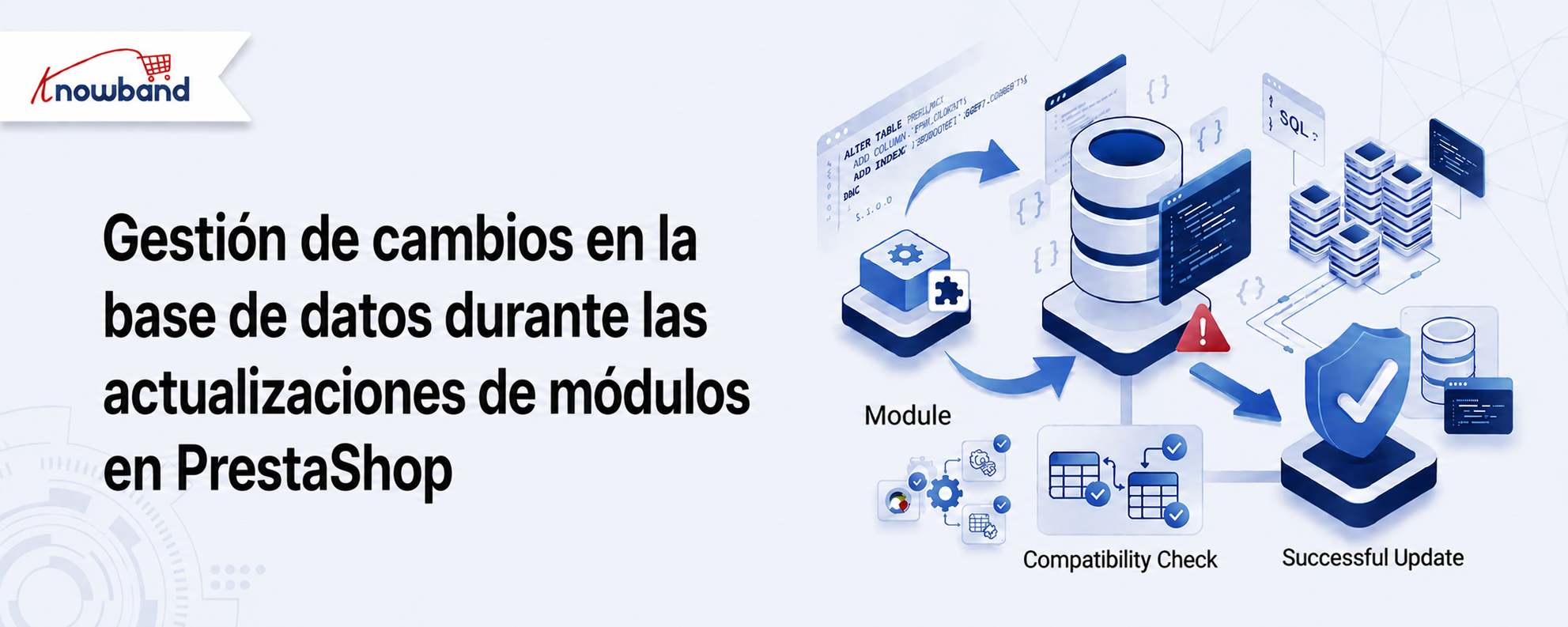 Gestión de cambios en la base de datos durante la actualización de módulos en PrestaShop: mantener sincronizados el código y el esquema